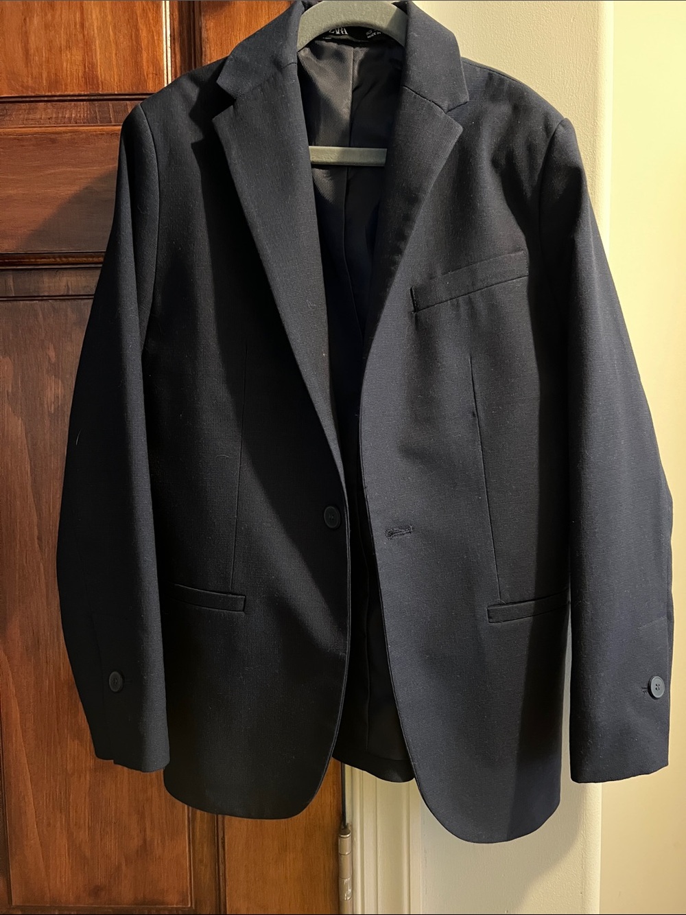 Zara Boys Suit Jacket - navy - 9